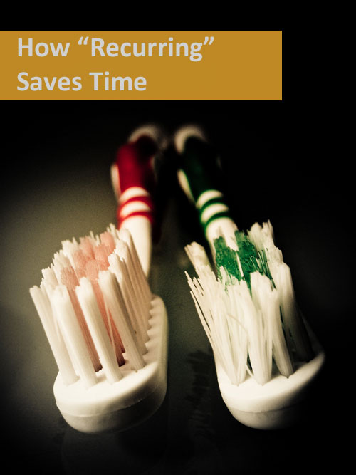 How Recurrance Features Save Time